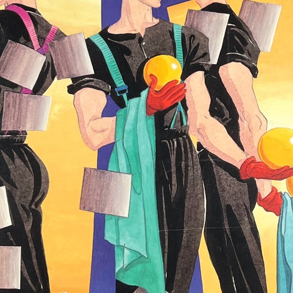 2 ANTONIO LOPEZ AMERICAN FABRICS & FASHIONS  1986 ORIGINAL MAGAZINE COVER - Picture 7 of 9